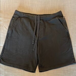 Black Casual Shorts Soft Lightweight Elastic Waistband